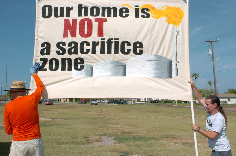 Our Home Is Not A Sacrifice Zone banner