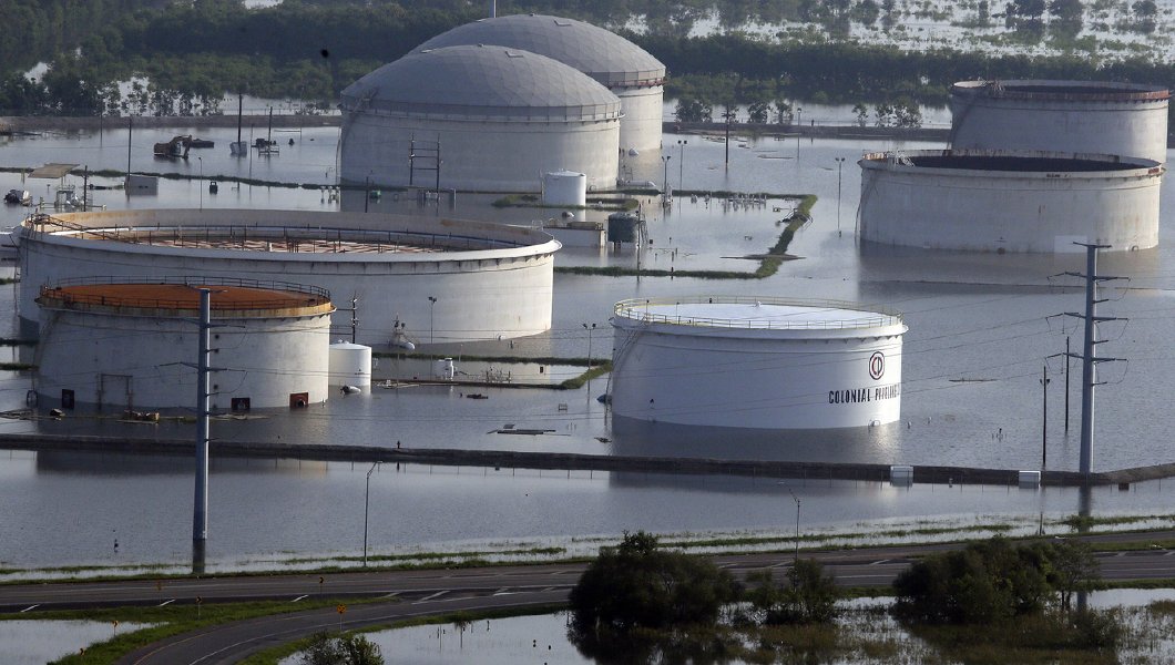 Storage tanks after Harvey