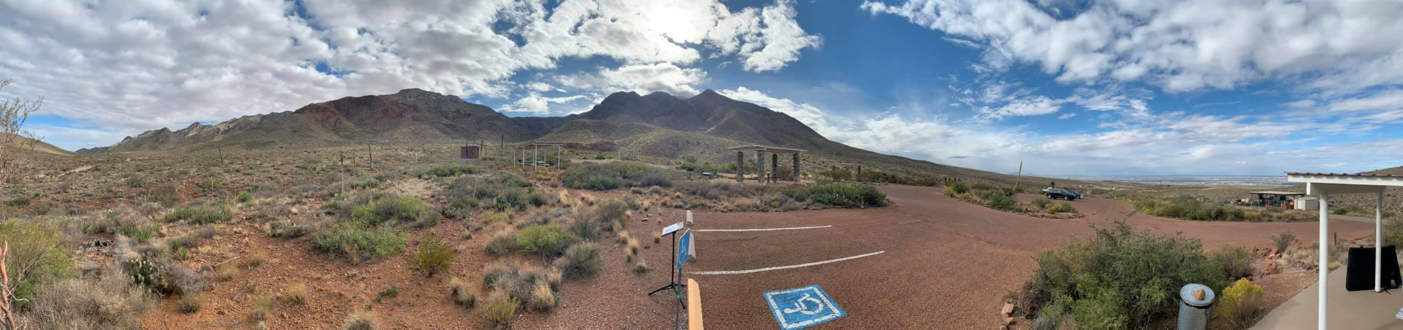 Franklin Mountains panorama