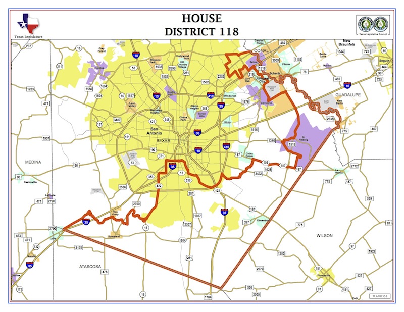 House District 118 map