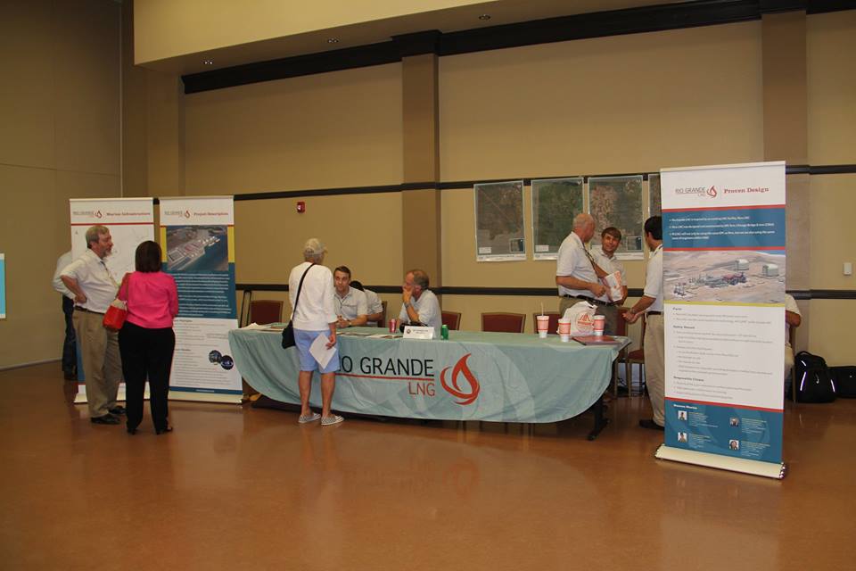 RioGrandeLNG Table at FERC Hearing, Aug 2015