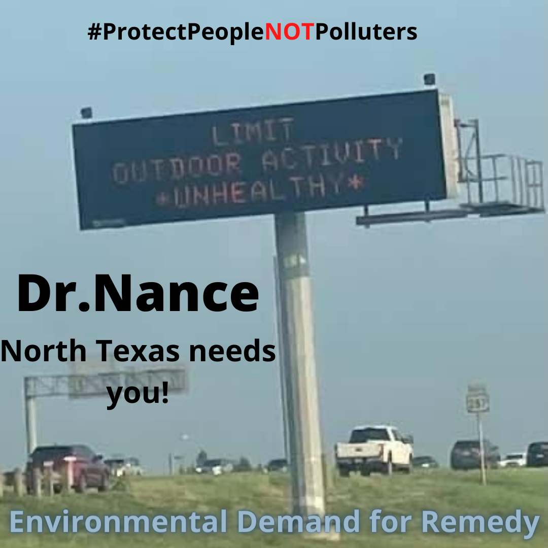 Protect People Not Polluters - Highway sign