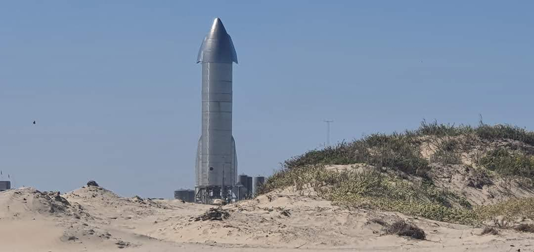 SpaceX rocket on Texas Beach - Bekah Hinojosa