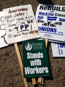 TPP Picket Signs