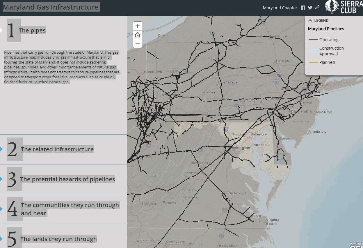 Maryland Gas Infrastructure