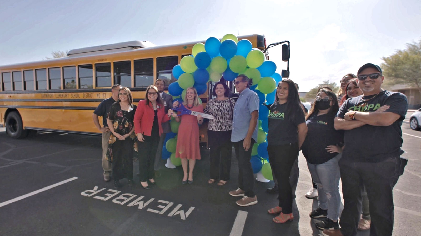 group of people in front of bus
