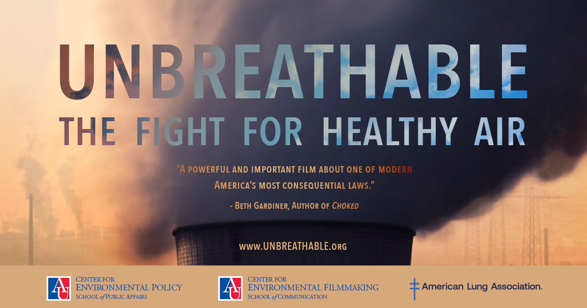 the fight for healthy air with smoke in background