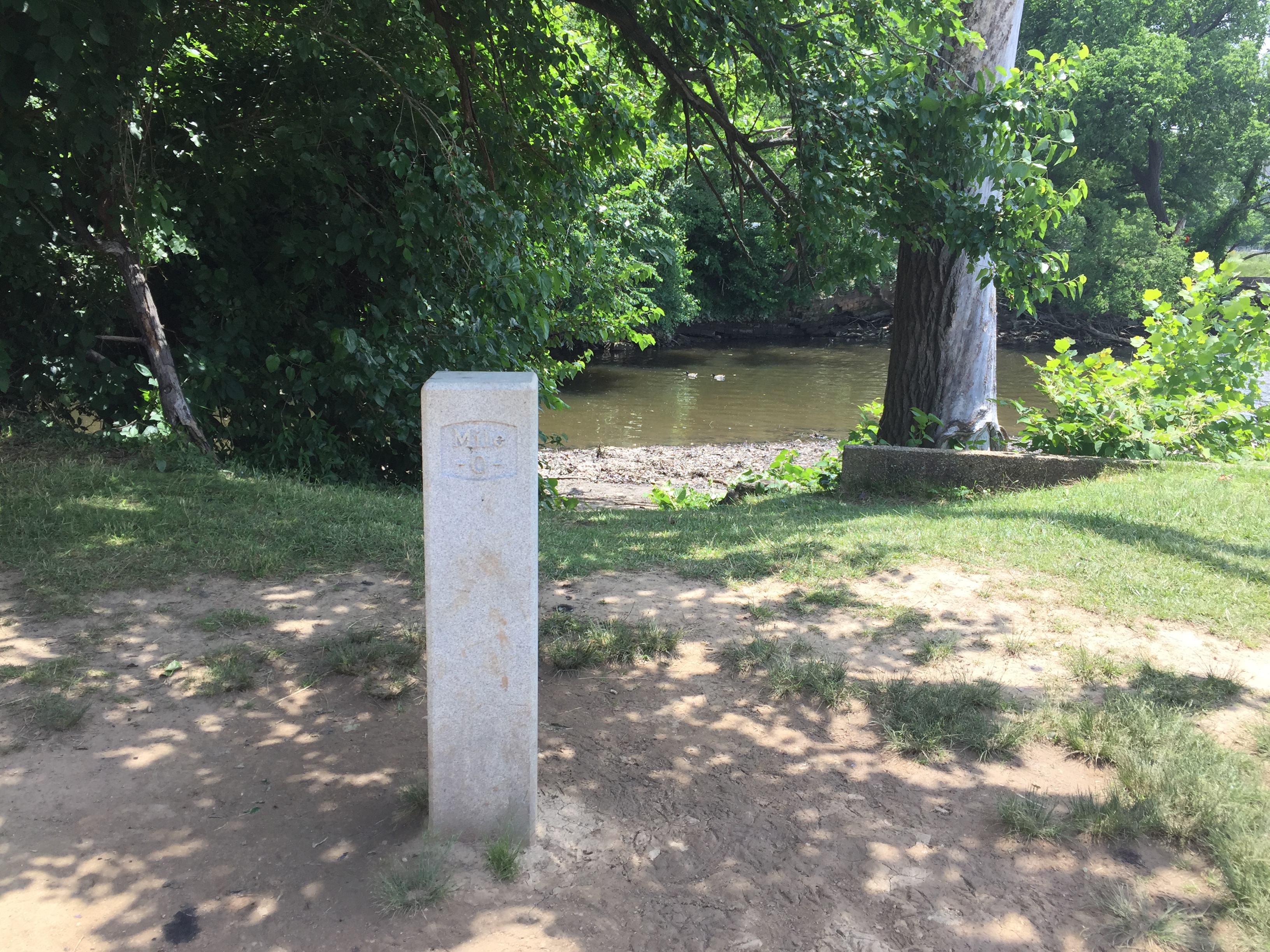 C&O Canal Mile Marker 0