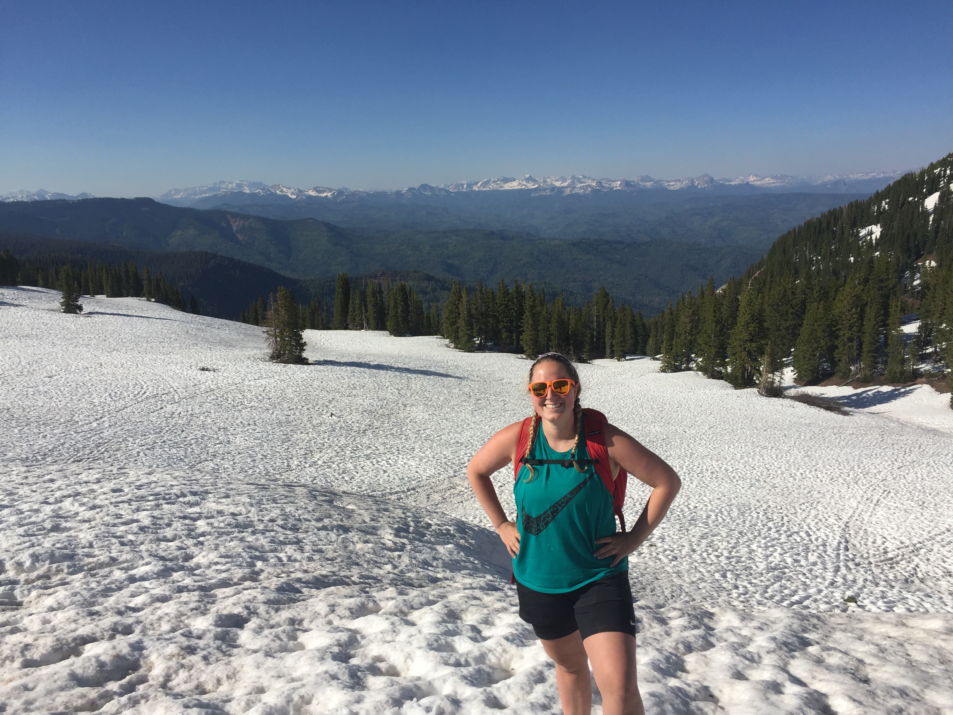 Allie Bull out in the snow