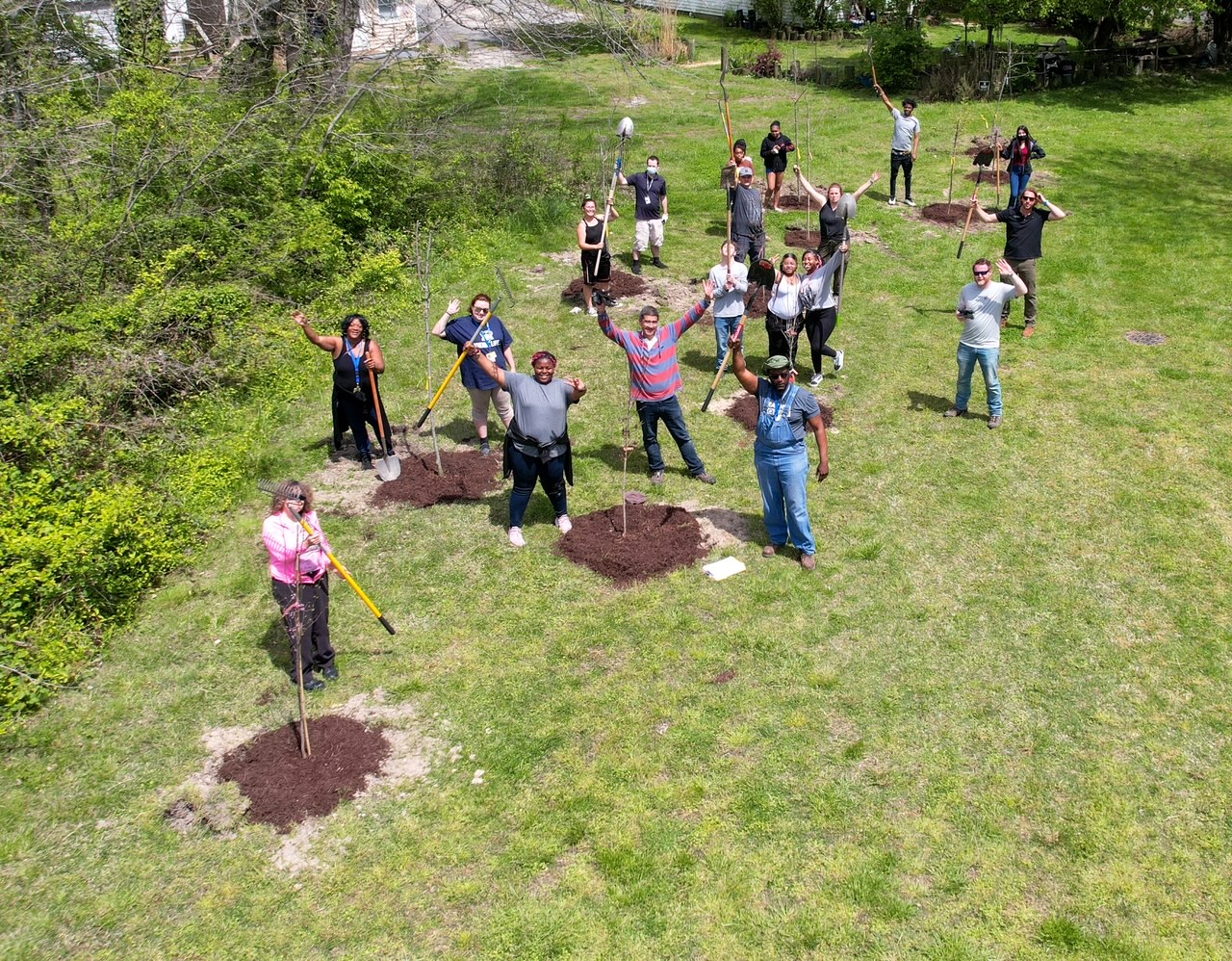 Earth Day Tree Planting in Cambridge MD