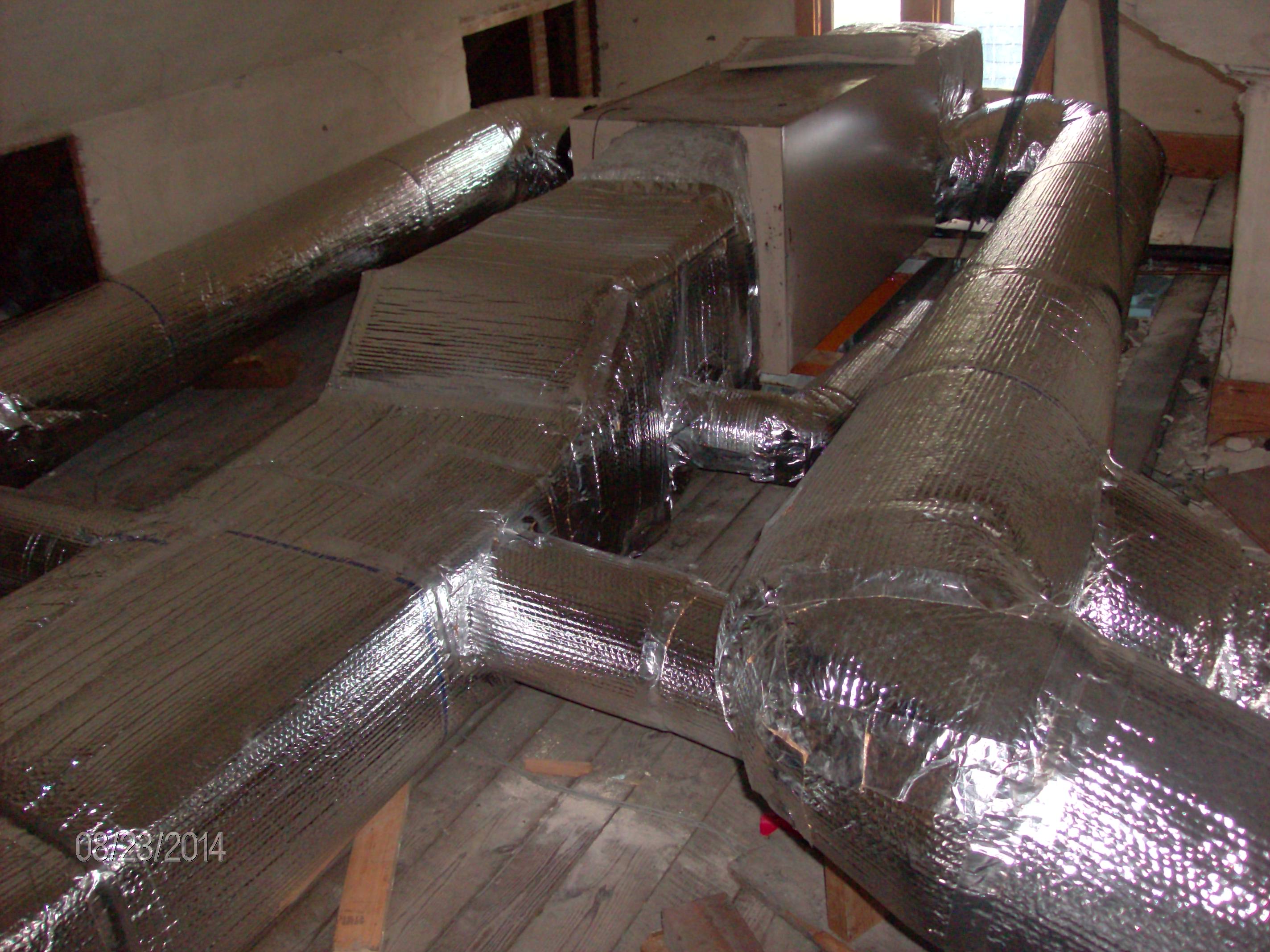 Picture of air duct upgrade 