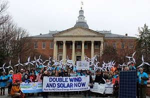 Clean Energy Rally MD Sierra Club group shot