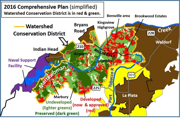 2016 Comprehensive Plan Watershed Conservation District Charles County