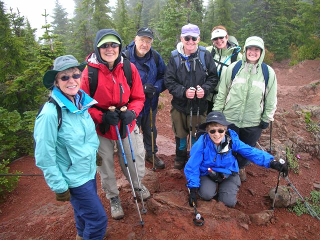 Group photo atop Iron Mountain