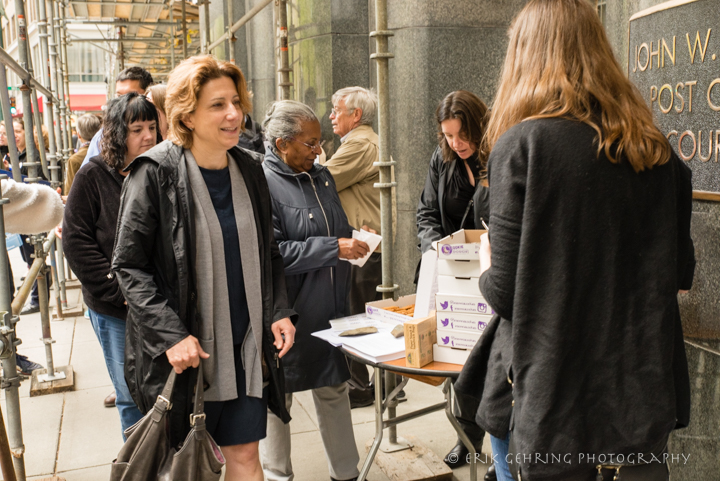 Thanking an EPA worker