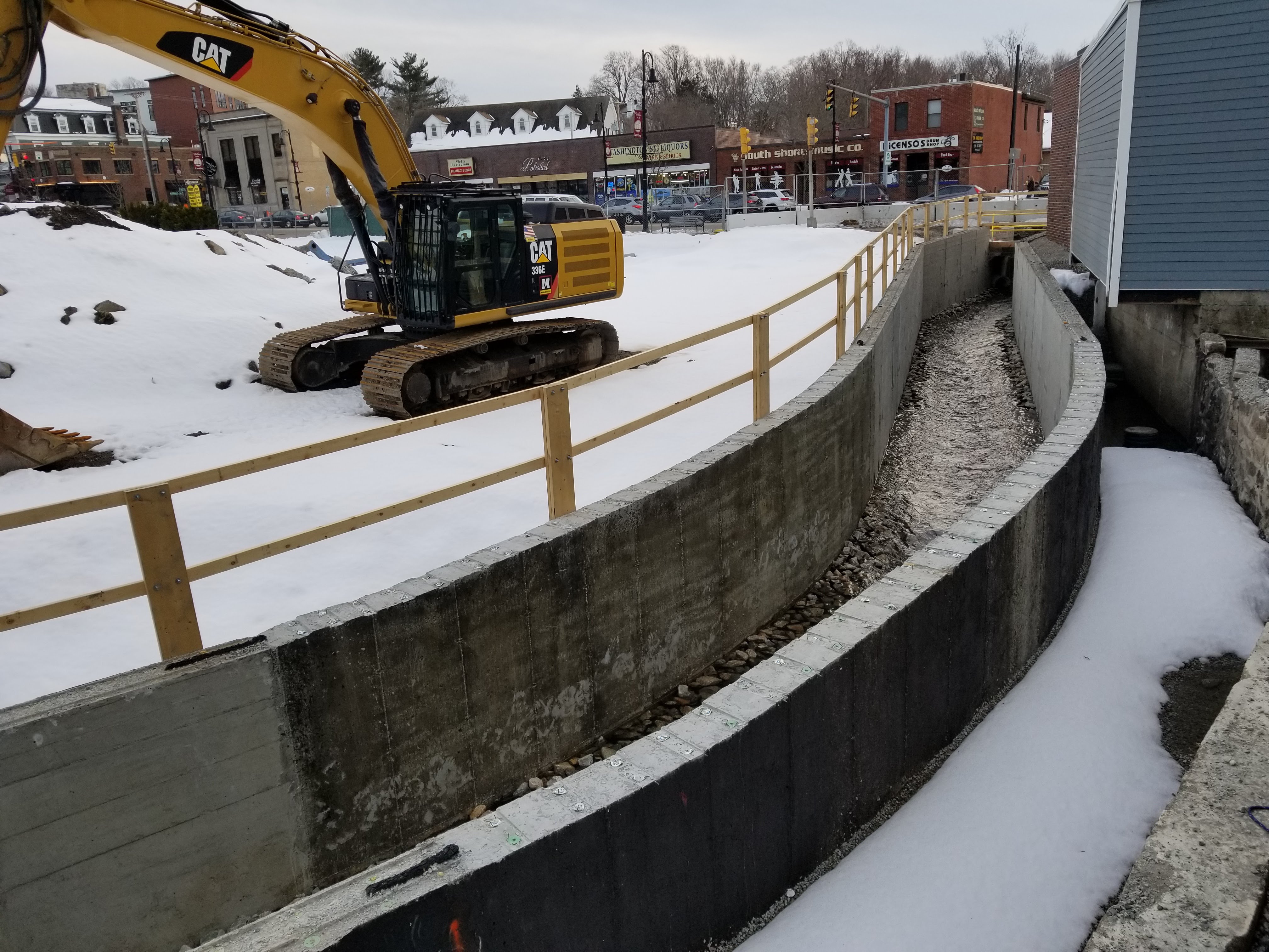 Construction of Daylighting of Smelt Brook