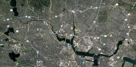 2019 Google map showing how much the Mystic has been filled in 2019 Google map showing how much the Mystic has been filled in