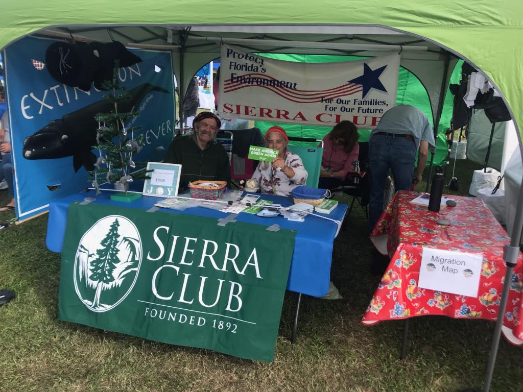 2019 Right Whale Festival Booth