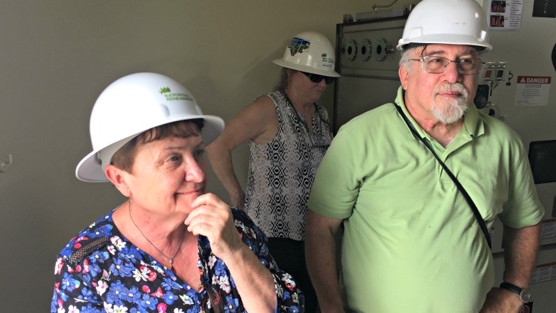 Sierrans tour the Amazon East Wind Farm