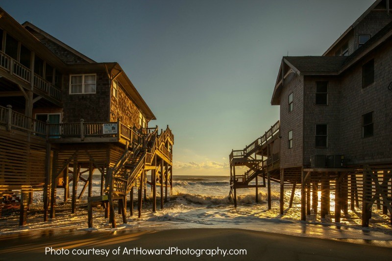 Sea-level rise at NC beach homes