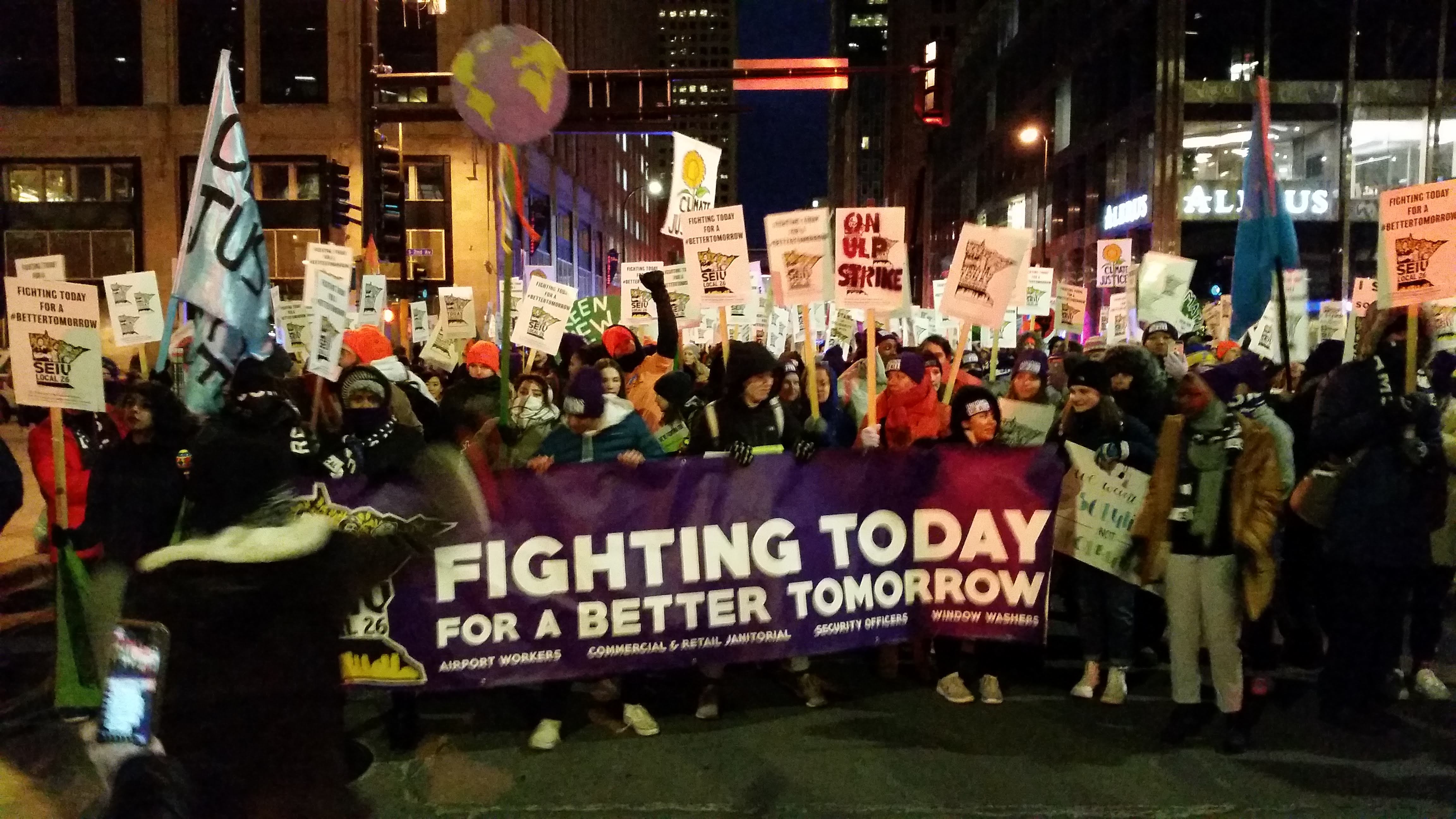 photo of demonstration Fighting Today for a Better Tomorrow