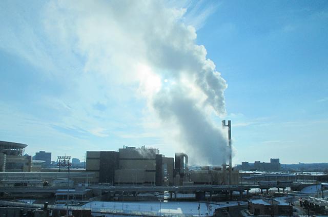 photo of the Hennepin County Energy Recovery Center (HERC) - trash incinerator