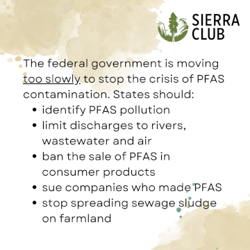 Infographic: The federal government is moving too slowly to stop the crisis of PFAS contamination. States should...