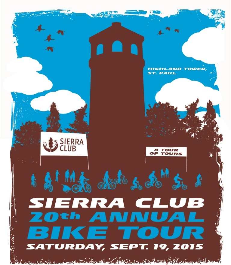 Sierra Club 20th Annual Bike Tour Poster