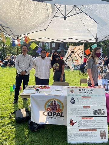 photo of COPAL's environmental justice team at an event