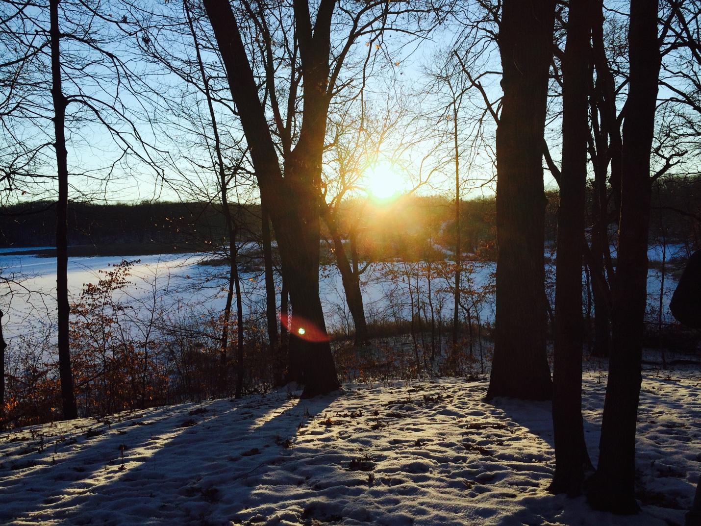 photo of Lake Mariah in winter