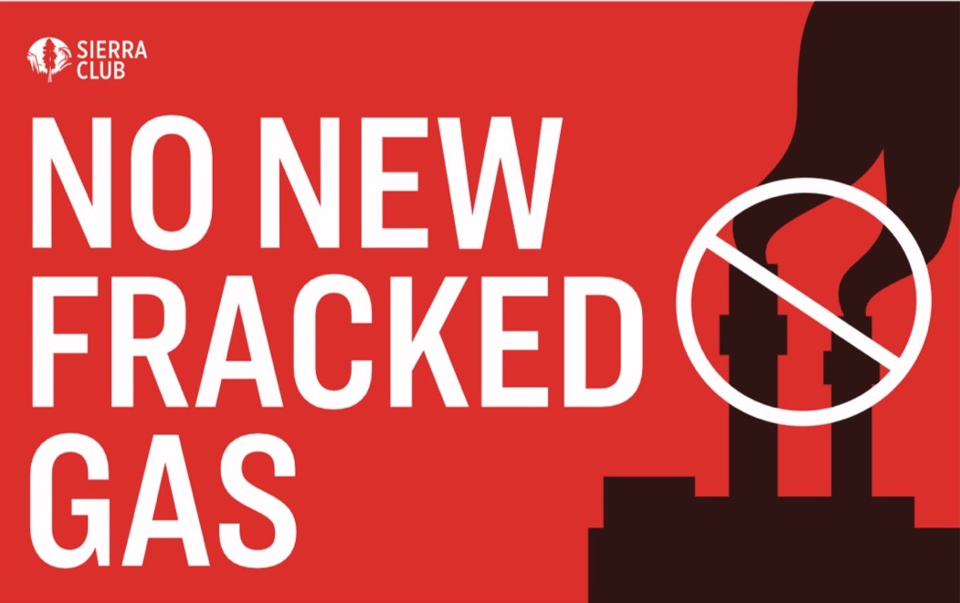 No New Fracked Gas poster