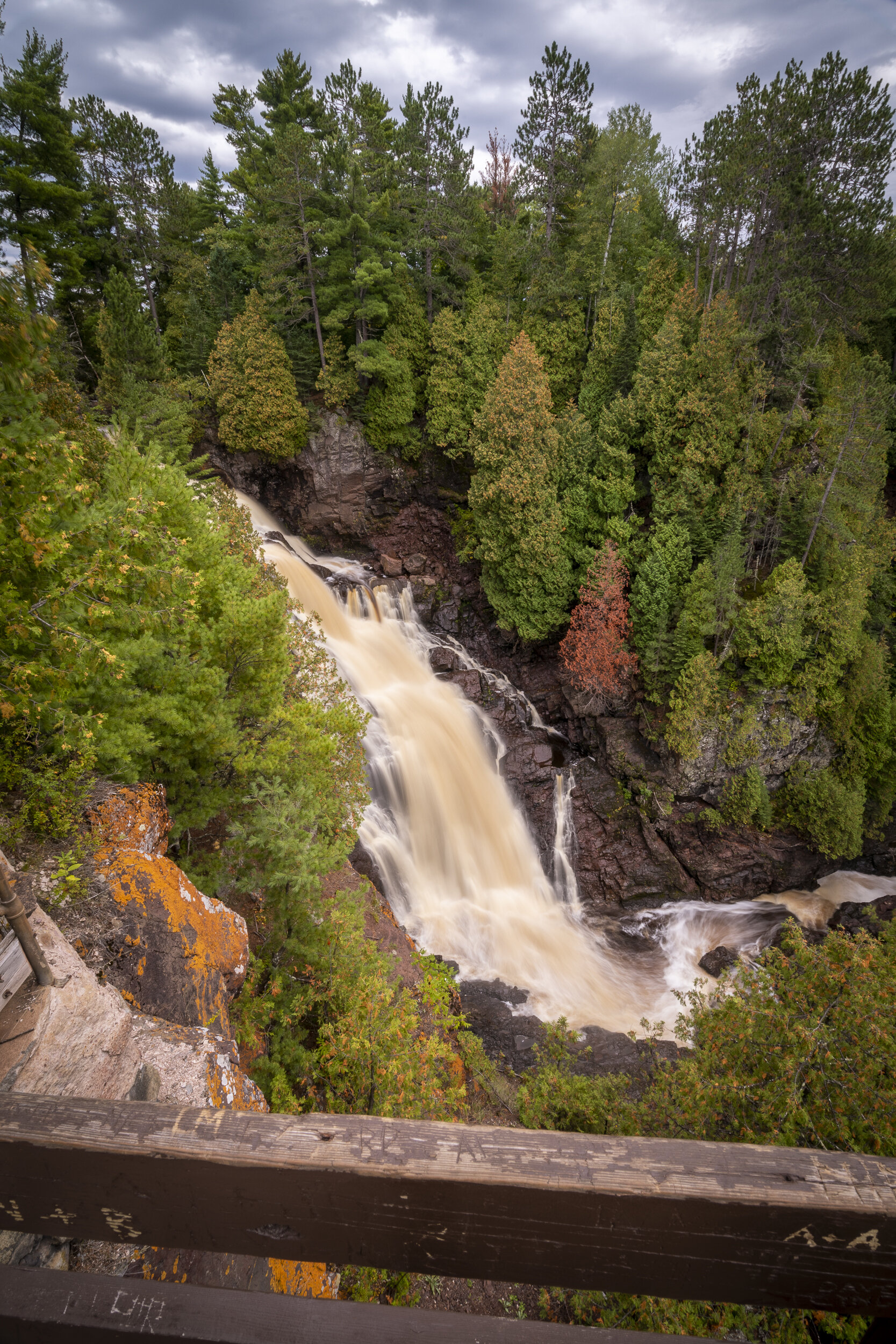 The tallest waterfall in Wisconsin at Pattison State Park.