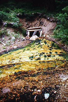 Sulfide Mining - Acid Mine Drainage