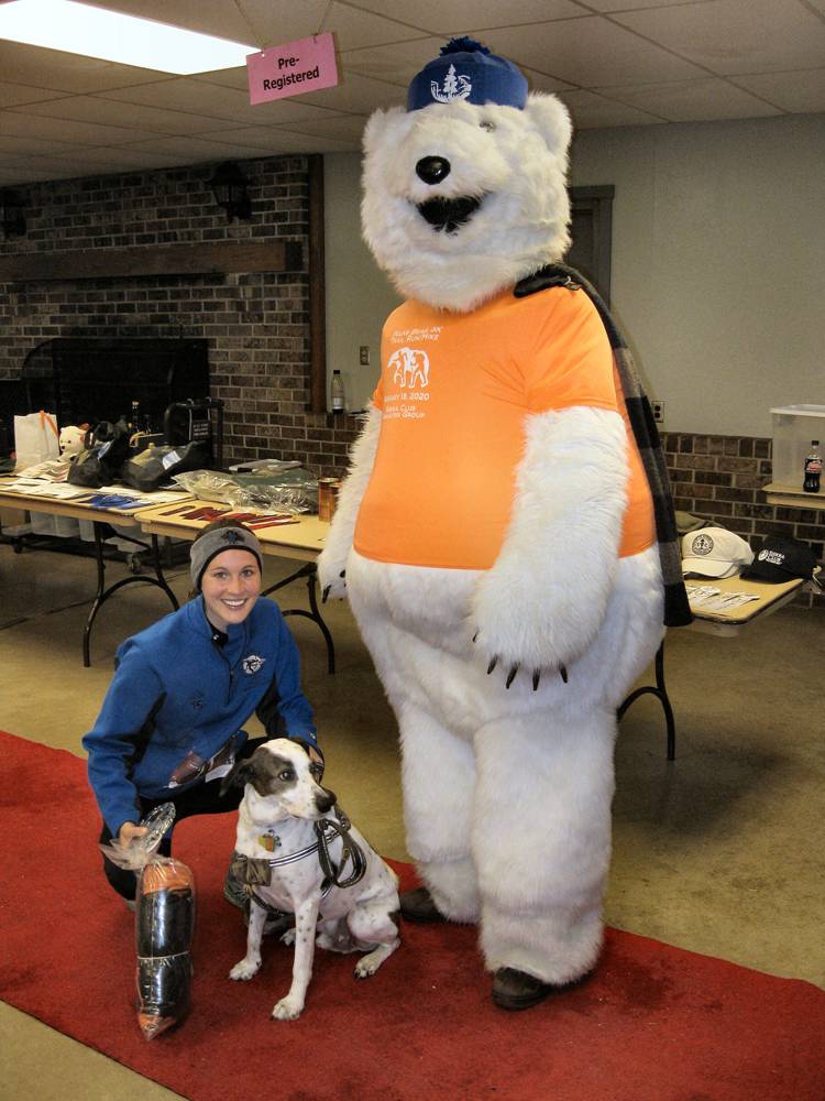 Polar Bear mascot and friends