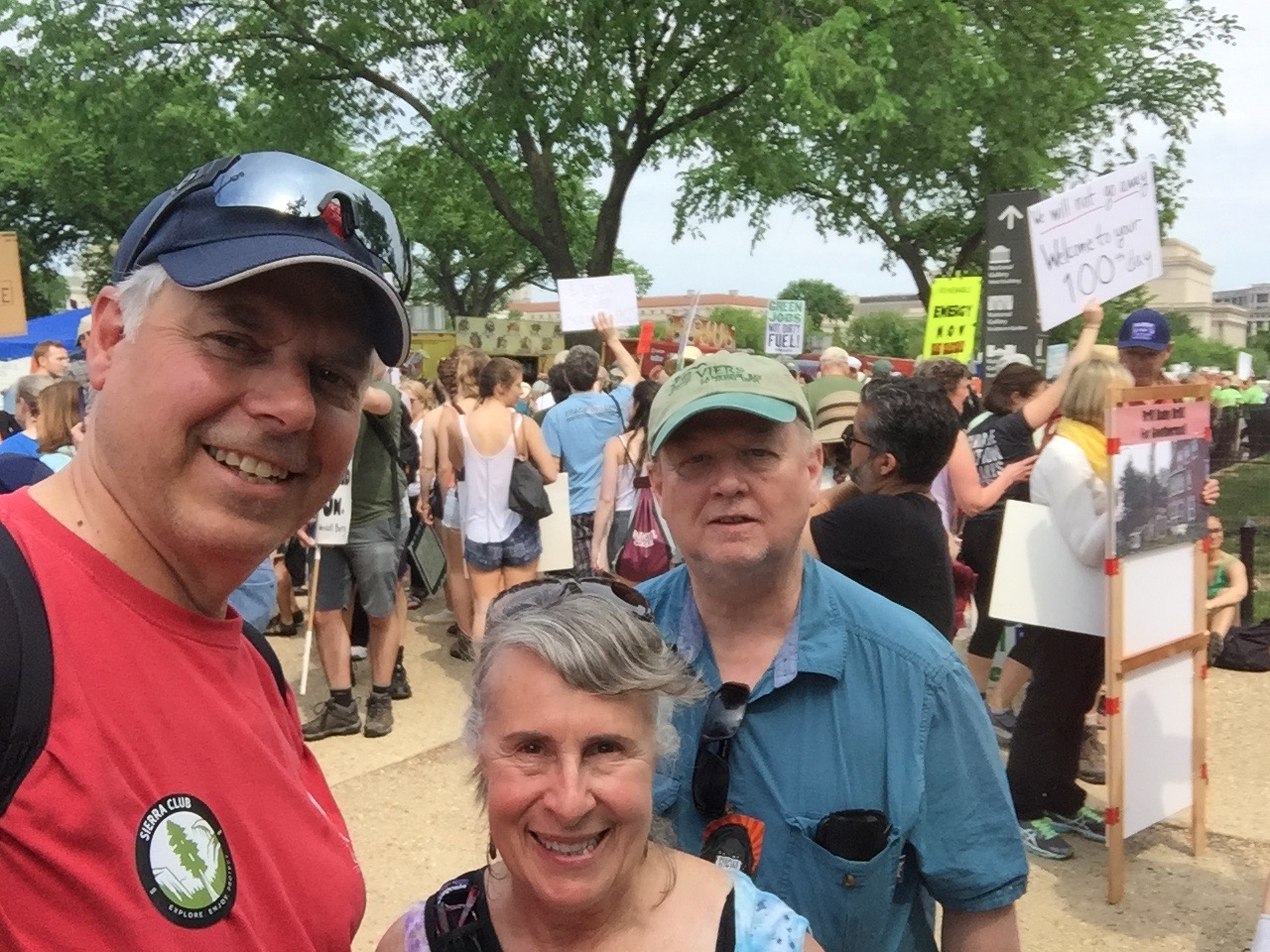 Sierra Club PA members Matt and Nancy at the PCM.