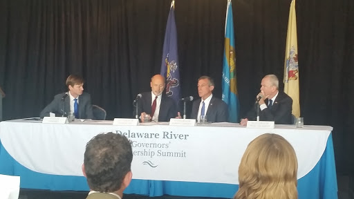 The Governors of PA, NJ, and DE at Delaware River Governors’ Leadership Summit