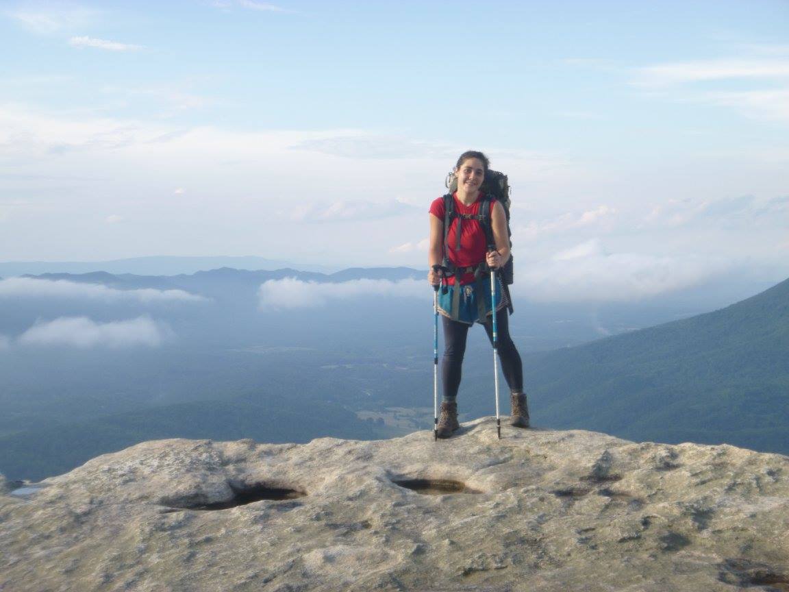 Eva on a mountain!