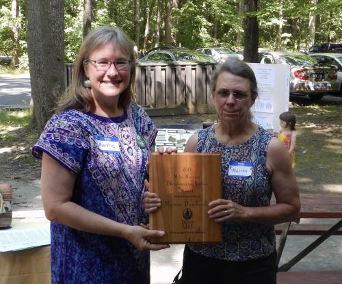 Marian Dombroski with Martha Ainsworth
