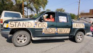 photo of Indigenous Protester