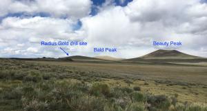 photo of Radius Gold drill site in CA