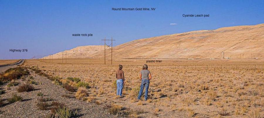 photo of Round Mountain leach pad