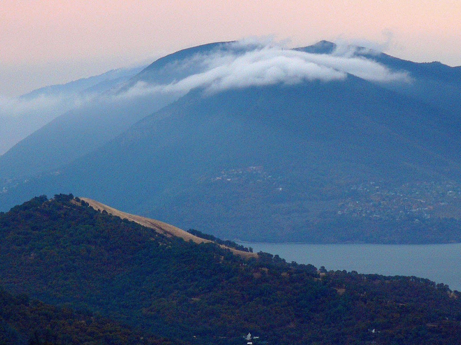 Mt Konocti from Bartlett Mt Summit