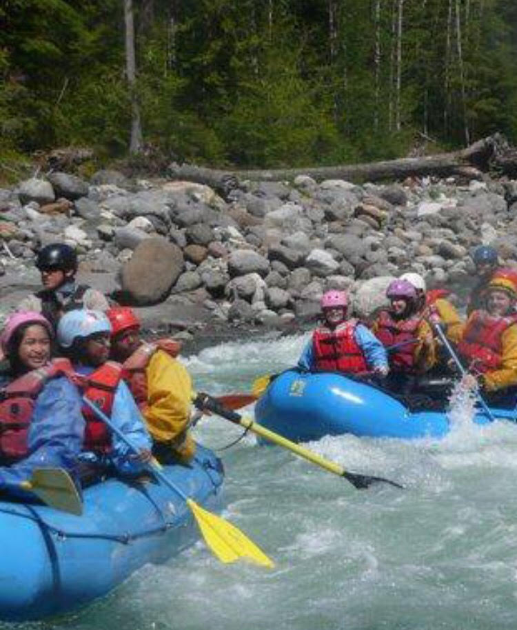 Showalter middle school ICO Trip - Our group went on a river rafting trip - I’m all the way on the left 2007