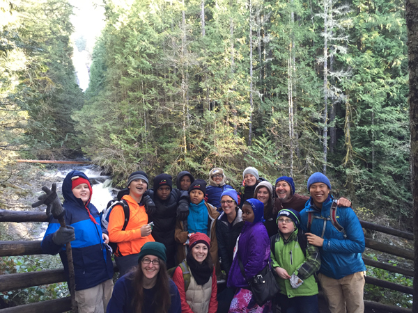Seattle ICO hiking with youth
