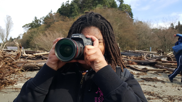 ICO student taking photos