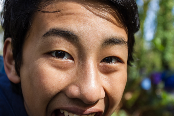 ICO student hiking at Saltwater State Park
