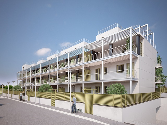 Modern, energy-saving apartment complex