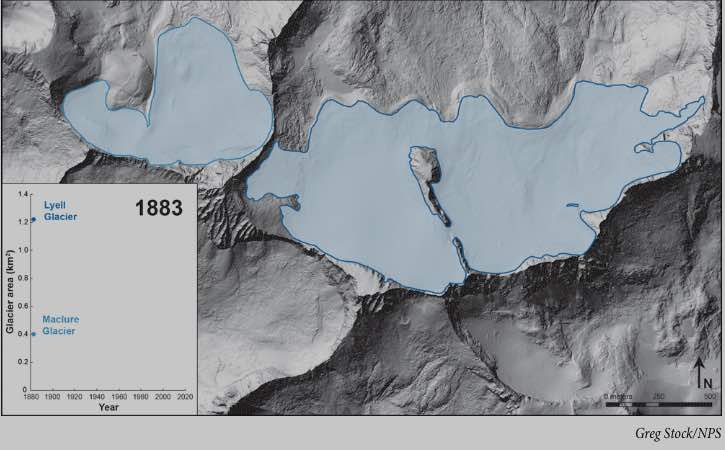 Yosemite Glaciers 1883