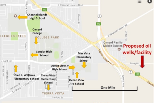 Appealing County Planning Commission approval for new oil and gas wells in South Oxnard.