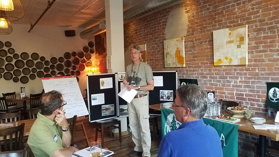 Mark Nelson at a Sierra Club social event in 2017